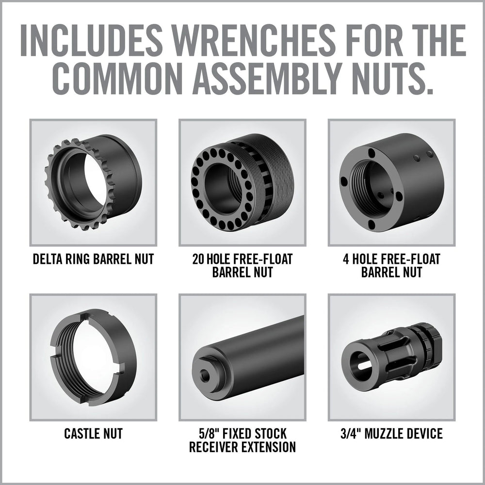 Master-Fit A2/AR15 Crowfoot Wrench Set