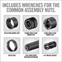 Master-Fit A2/AR15 Crowfoot Wrench Set