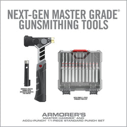 Armorer’s Master Hammer and Accu-Punch 11-Piece Standard Pin Punch Set