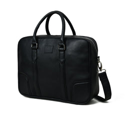 Texas Black Leather Briefcase