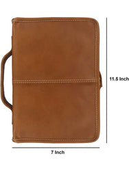 Classic Bible Leather Cover - Tan