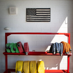 American Flag - Combat Boot Leather - Second Amendment