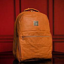 Brown Leather Commuter Bag
